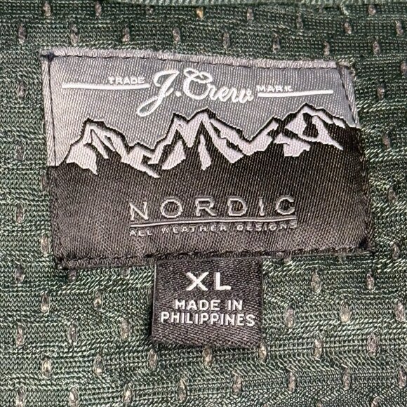 J Crew Fleece Jacket Nordic Sherpa Zip Up Sweater Hiking Outdoor XL 26x29 - Picture 8 of 12
